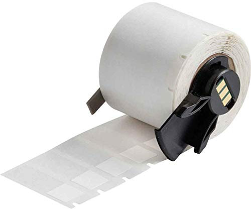 Brady PTL-29-427 TLS 2200 And TLS PC Link 1.5 Height, 0.5 Width, B-427 Self-Laminating Vinyl, White And Translucent Color Label (500 Per Roll)