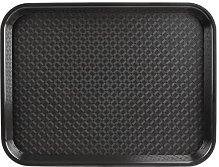 Olympia Kristallon Plateau de service alimentaire noir - 305x415mm