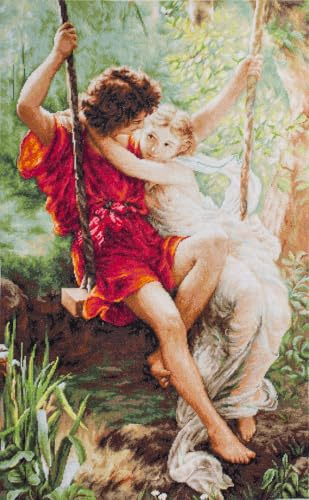 Luca-S Kreuzstichset Frühlingsliebe, Zählmuster, 36,5x59,5cm