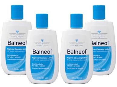 Balneol Hygienic Cleansing Lotion, 3.0 Oz (Pack of 4)