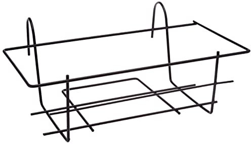 Fiorirera ciary, Acciaio laccato 40cm Nero
