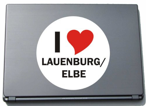 I Love Aufkleber - 297 mm mit Stadtname LAUENBURG-Elbe - Decal - Sticker - Laptop - Notebook - Laptopaufkleber - E-Reader - JDM - Die Cut - OEM - Sticker - JDM - Die Cut - OEM