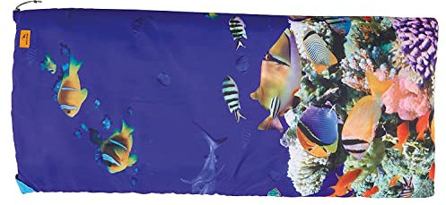 Relags Kinder Easy Camp Schlafsack 'Image Kids' -Aquarium, Lila/Gelb, One Size