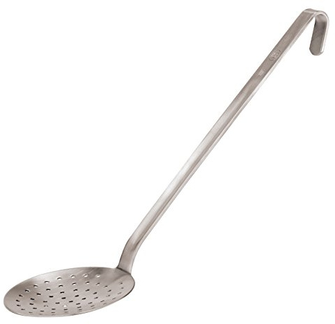 Paderno Skimmer EIN Stück M/Short 9 Zoll, Silber/Schwarz