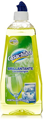 Casachiara – Abrillantador Lavavajillas, Limón Verde, Brillo – 500 ml.