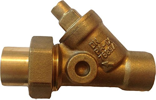 Schrägsitz-Rückschlagventil mit Lötanschluß 22mm