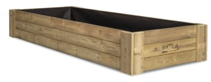 Hortalia Huerto Urbano De Madera en Suelo - Protección Autoclave Nivel IV - Box (XXL30)