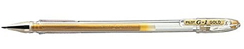 Pilot - G-1 - Bolígrafo Tinta De Gel - Oro - Punto Fino - (Caja 12 unidades)