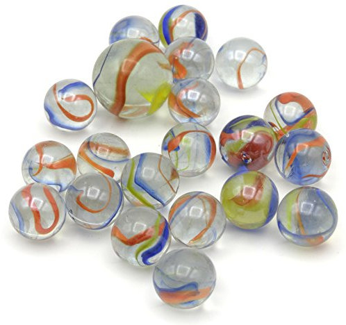 Kim'Play Spielzeug für den Sommer, Murmel-Spiel, 20 Kugeln + 1 große Kugel, Papagei