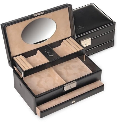 SACHER Schmuckkassette Hanna new classic/schwarz