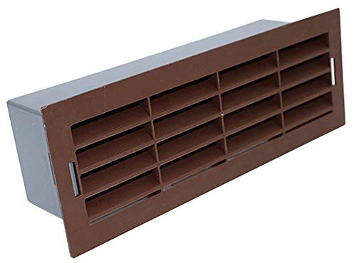 Kair 204mm x 60mm Airbrick with Surround - Brown