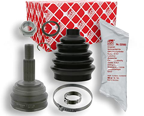 febi bilstein 14860 Antriebswellengelenksatz, 1 Stück | Kompatibel mit: SEAT CORDOBA, CORDOBA Vario, IBIZA II, INCA, TOLEDO I, VW CADDY II Großraumlimousine