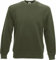 Fruit of the Loom Herren Pullover, Raglan, erhältlich in 13 Farben - Grün - Classic Olive - XL XL,Grün - Classic Olive