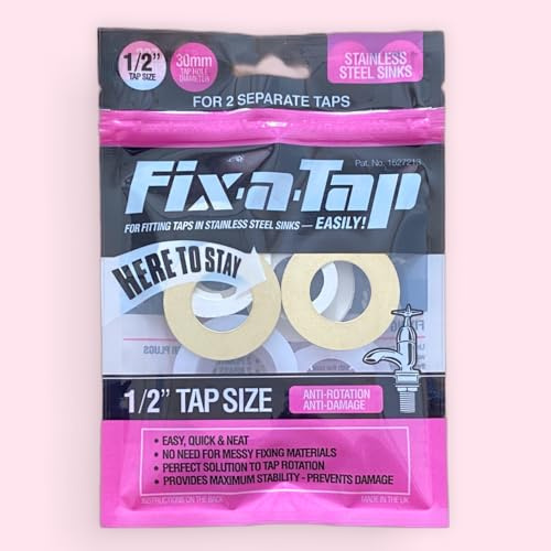 Essex Fix-a-Tap Kit PINK - 1/2 (30mm) - Stainless Steel Sinks