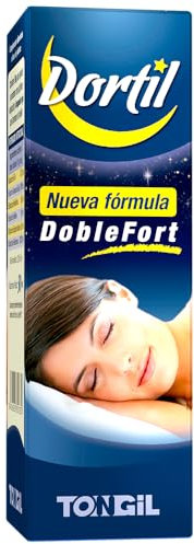 Dortil DobleFort Gotas para Dormir | Mejora del Sueño y Reducción del Estrés | Con Tila, Amapola, Melisa, Pasiflora y Valeriana | Apto para Adultos y Niños | Vegano | 30 ml | TONGIL