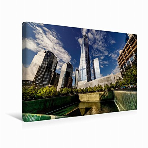 Premium Textil-Leinwand 45 x 30 cm Quer-Format One World Trade Center in New York | Wandbild, HD-Bild auf Keilrahmen, Fertigbild auf hochwertigem Vlies, Leinwanddruck von Kurt Krause