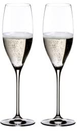 RIEDEL Vinum Cuvée Prestige, 2er Set, klares Kristallglas, premium maschinell gefertigt