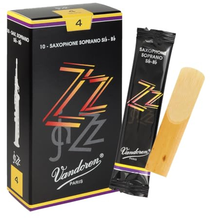 Vandoren ZZ Soprano saxophone reeds, box of 10 - Strength 4