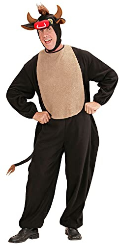 W WIDMANN MILANO Party Fashion - Conjunto de disfraz de toro | Disfraz de animal con trasero y gorro para Carnaval, fiestas temáticas y Halloween