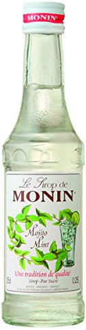 MONIN - Sirop de Mojito Mint pour Cocktail et Cocktail sans Alcool - Arômes Naturels - 25cl