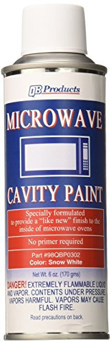 QB Products 98QBP0302 Microwave Cavity Paint, 6 oz, Snow White by B'Q