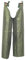 FRATELLIDITALIA Beinlinge Buttero Nylon wasserdicht PVC Farbe Grün Jagd Pfirsich, grün, XL