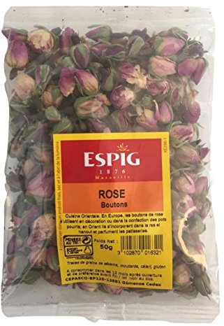 ROSE en Boutons entier, sachet de 50 grammes, TOP QUALITE