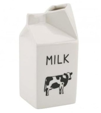Neuheit Weiß Krug Moo Milch Karton Design Krug Keramik Neuheit Design