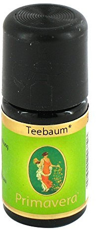 PRIMAVERA Ätherisches Öl Teebaum bio 5 ml - Aromaöl, Duftöl, Aromatherapie - reinigend, antibakteriell, desinfizierend - vegan