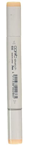 Copic Sketch Coloured Marker Pen - (E-02) Fruit Pink, For Art & Crafts, Colouring, Graphics, Highlighter, Design, Anime, Professional & Beginners, Art Supplies & Colouring Books