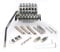 Floyd Rose CRA860TRBK Special Series Tremolo-Steg mit R2NI Mutter, Nickel