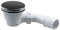 Aqua Bad® Scarico per piatto doccia/doccia vasca Ø 90 mm con coperchio di scarico cromati e Odore Blocco