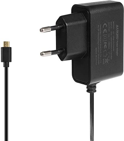 Aukru Micro-USB 5 V 3000 mA Ladegerät Adapter Stromversorgung für Raspberry Pi 3, Pi 2 Modell B und Modell B + (B Plus), Banana Pi