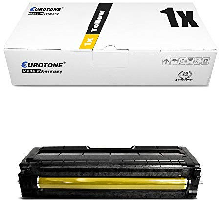 Eurotone Druckerpatrone kompatibel für Ricoh Aficio SP C252SF SP C252DN, Yellow Y Patrone XXL