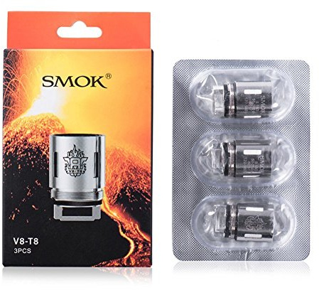 Cabezales evaporadores Smoktech SMOK TFV8 (3 unidades)