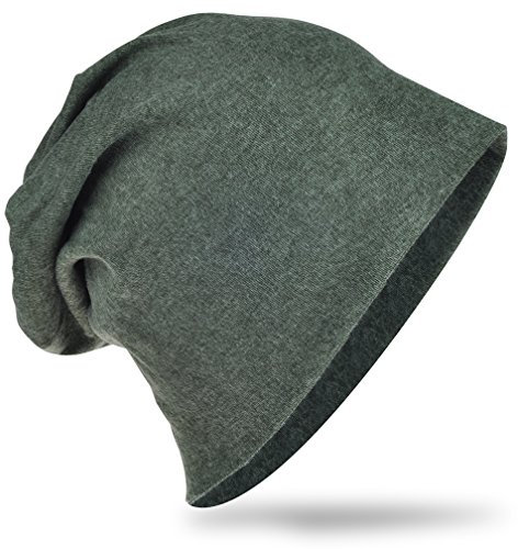 Miobo Jersey Slouch Beanie Unisex Herren Damen Mütze Trend Petrol-M