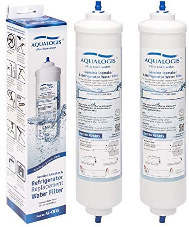 Aqualogis Fridge Water Filter Compatible with L G FSS-002, 5231JA2010B, 5231JA2010C, 5231JA2012A, 3890JC2990A (2pack)