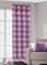 DecoKing 140x245 cm violett Vorhang Blickdicht Fensterdekoration Gardine Ösenschal Pflanzenmuster Pflaume lila Purple Erika Violet Lilac Purple Heather