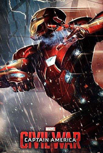 Captain america Bürgerkrieg – Iron Man Maxi-Poster, Mehrfarbig