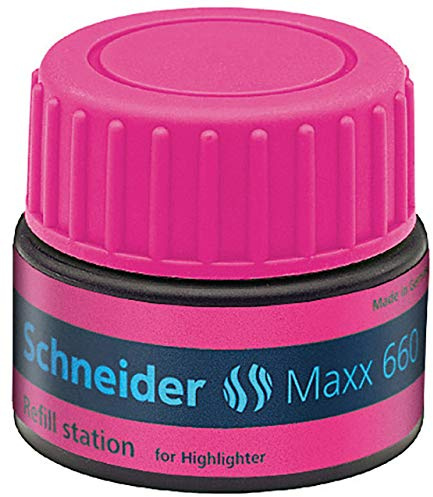 Schneider Schreibgeräte Refill station Maxx 660, Nachfülltinte für Job, 30 ml, rosa