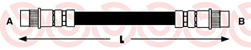 Brembo T68017 Bremsschläuch | Kompatibel mit: CITROËN BERLINGO / BERLINGO FIRST Großraumlimousine (MF_, GJK_, GFK_
