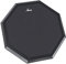 XDrum TF-8 TrueFeel Practice Pad 8 (Übungspad, Trainingspad, Spezialgummi-Oberfläche, sehr leise, Gewinde M8 für Stativ) schwarz