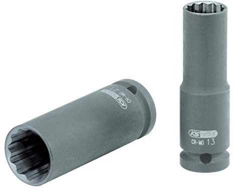 KS Tools 515.0946 - Douille longue à chocs 12 pans 1/2 - 14mm - En Chrome Molybdène - Uniquement pour utilisation à chocs