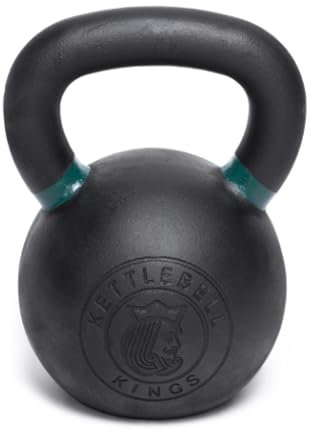 Kettlebell Kings | Kettlebell Weights | Powder Coat Kettlebell Weights (4-48KG) For Women & Men | Powder Coating for Durability, Rust Resistance & Longevity | strength | Weighted in Kilograms