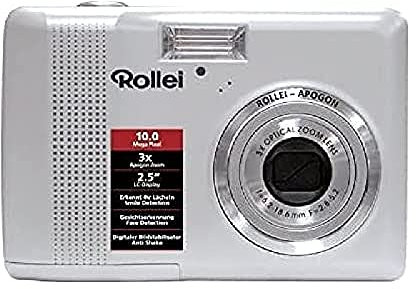Rollei Compactline 130 Digitalkamera (10 Megapixel, 3-Fach Opt. Zoom, 6,4 cm (2,5 Zoll) Display) schwarz