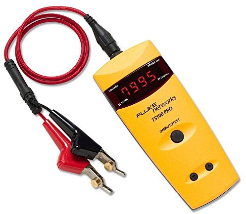 Fluke Networks TS100-PRO-BT-TDR Cable Fault Finder TDR Kit with Bridge Tap Detect