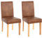 Mendler 2er-Set Esszimmerstuhl Stuhl Küchenstuhl Littau - Textil, Wildlederimitat, helle Beine