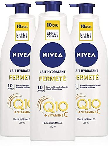 Nivea Body – Leche hidratante Q10 – 250 ml – juego de 3
