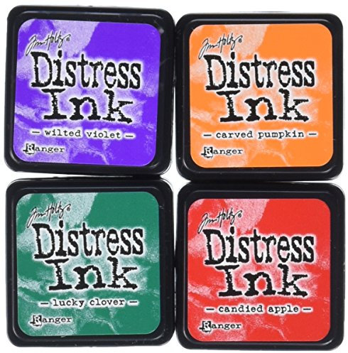 Tim Holtz Ranger Distress Ink Pads Kit 15 with Strip of 4 Pads, Mini, 70 x 23 mm