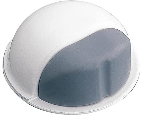 Door Stop Door Stoppers Metal in White Diameter 50 mm